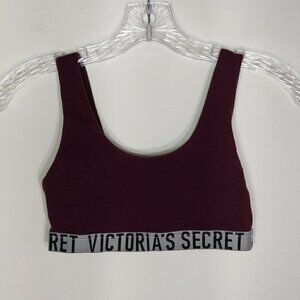 Victoria's Secret Logo Cotton Scoop Sports Bra